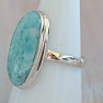 Larimar prsten stříbro Ag 925 LOT381