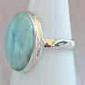 Larimar prsten stříbro Ag 925 LOT383