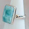 Larimar prsten stříbro Ag 925 LOT390