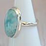 Larimar prsten stříbro Ag 925 LOT391
