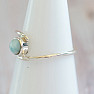 Larimar prsten stříbro Ag 925 MIX11