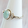Larimar prsten stříbro Ag 925 MIX147