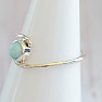 Larimar prsten stříbro Ag 925 MIX17
