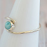 Larimar prsten stříbro Ag 925 MIX20