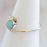 Larimar prsten stříbro Ag 925 MIX21