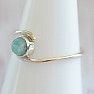 Larimar prsten stříbro Ag 925 MIX24