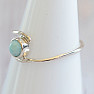 Larimar prsten stříbro Ag 925 MIX25