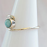 Larimar prsten stříbro Ag 925 MIX26