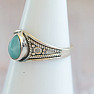 Larimar prsten stříbro Ag 925 MIX96