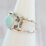 Larimar prsten stříbro Ag 925 N7722