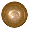 Tibetská bronzová zpívající mísa symbol ÓM