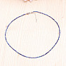 Lapis lazuli broušený náhrdelník