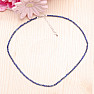 Lapis lazuli broušený náhrdelník 3,3 mm