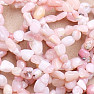 Opál růžový náramek z oválných kamínků