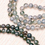 Japa Mala náhrdelník z korálků mechového achátu