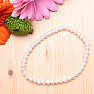 Dámský perlový náramek bílé perly 5 mm
