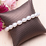 Dámský perlový náramek bílé perly 10 mm