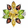 Multicolor prsten stříbro Ag 925 R5008CWMT