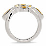 Citrín prsten stříbro Ag 925 R5063C