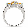 Citrín prsten stříbro Ag 925 R5077C