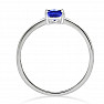 Safír prsten stříbro Ag 925 R309-S
