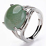 Avanturín zelený prsten nastavitelná velikost