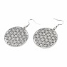 Náušnice z nerezové oceli Flower of Life