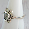 Topaz modrý prsten stříbro Ag 925 45784