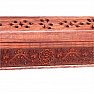 Truhlička a stojánek dřevo na vonné tyčinky se symbolem Óm