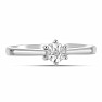 Prsten stříbrný s broušeným diamantem Ag 925 017346 DIA