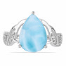 Larimar prsten stříbro  Ag 925 VR049758