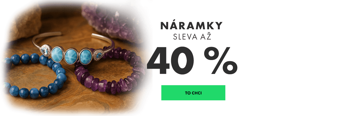 Až 40 % SLEVA na náramky! Nepropásněte akci !