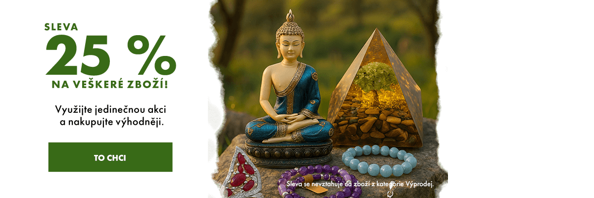 Sleva 25 % na vše! Dnes navíc sleva 10 % na zboží označené kódem LEDEN26