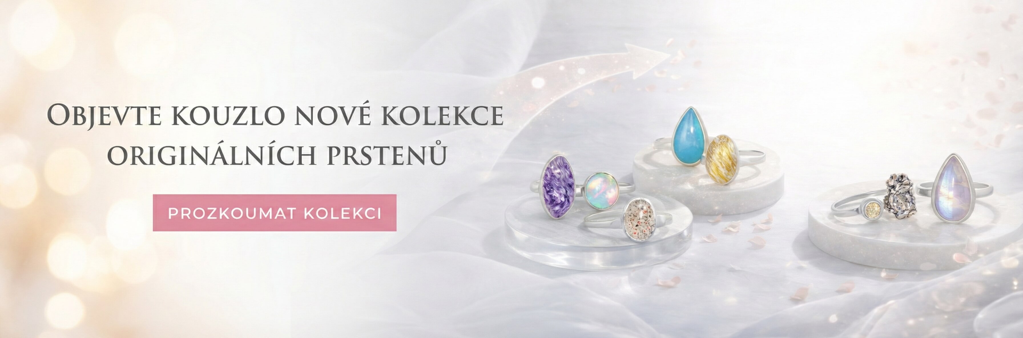 💫 Originální prsteny s duší kamenů – Unique by Nefertitis