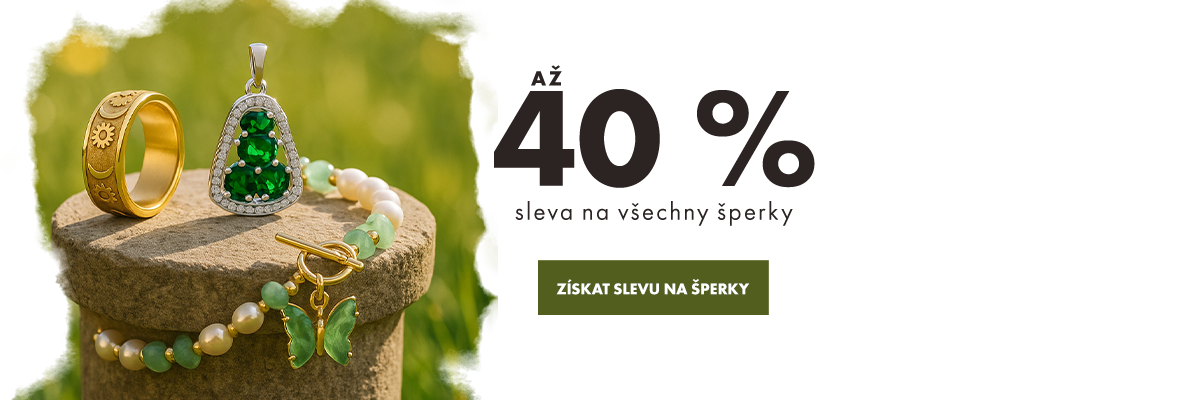 až 40 % sleva na všechny šperky