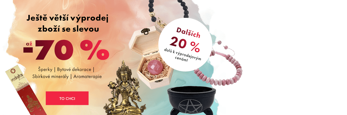 Poslední dny výprodeje navíc s extra slevou 20 % 